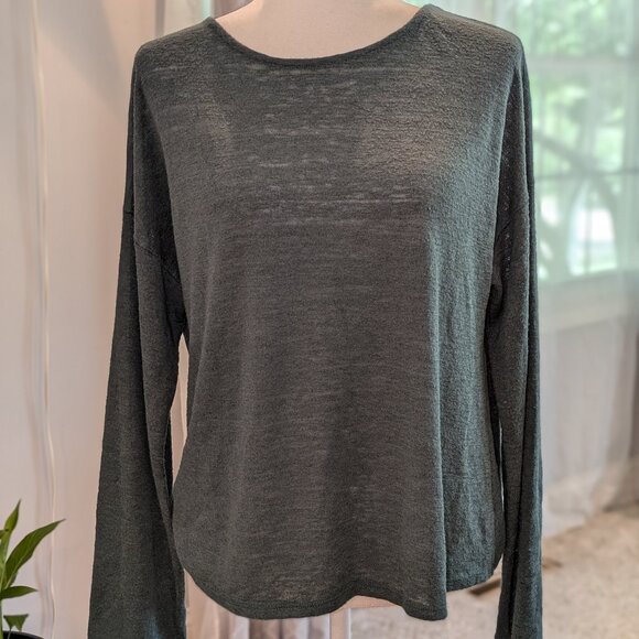 Project Social T green slub sweater. Sz S‎ - Picture 1 of 1